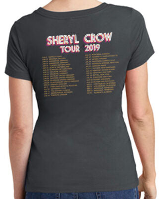 Women's Foil Disco Scoopneck 2019 Tour Tee