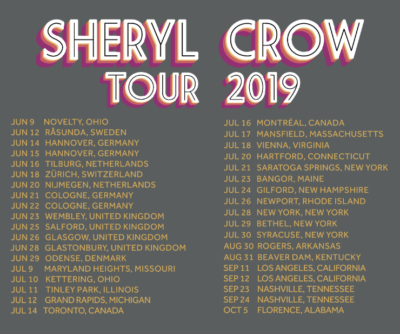 Women's Foil Disco Scoopneck 2019 Tour Tee